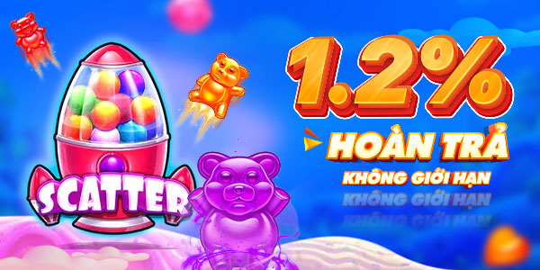 Khuyến mãi sảnh slot game: Thưởng 10.8% giá trị nạp lần đầu tối đa 7.770.000 triệu đồng, nạp lại mỗi ngày nhận 20% giá trị thẻ, hoàn trả không giới hạn 1.2% Scatter